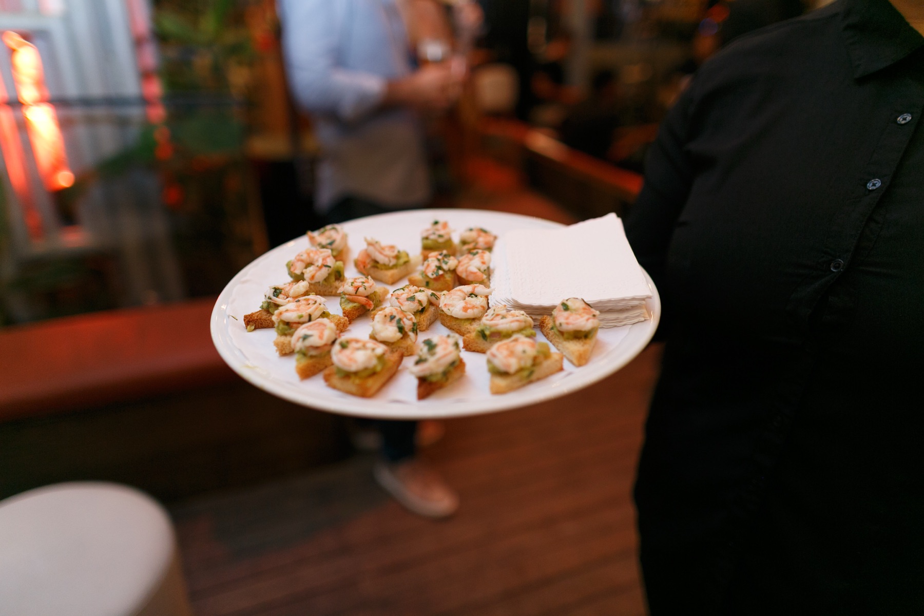Serviço de canapés